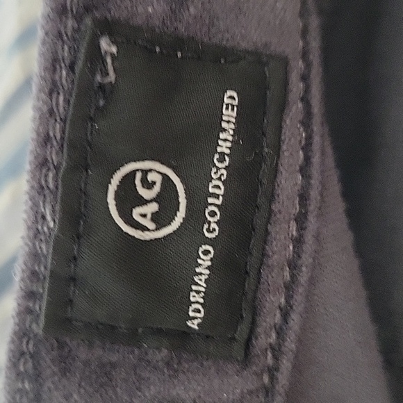 AG The Legging Super Skinny Grey Velvet - Picture 8 of 11